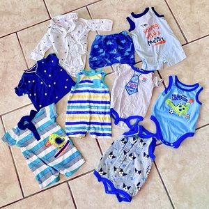 Bundle of babyboy clothes-0/3 months